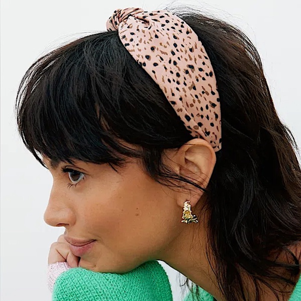 Feminine Animal Print, Pinky tan Headband